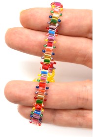 Beaded Rainbow Bracelet